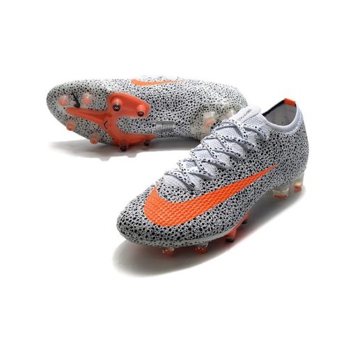 Nike Mercurial Vapor 13 Elite AG-Pro CR7 Safari - Blanco Naranja Negro_5.jpg